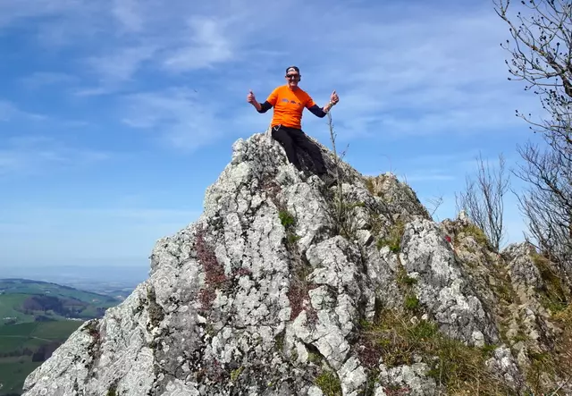 Kletterfeeling auf der Lindaumauer