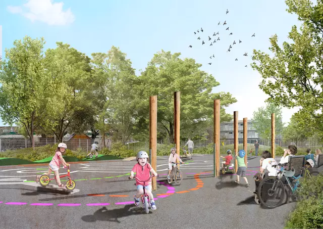 Früh übt sich, wer ein Meisterradler werden will. Mit dem ersten Radspielplatz in der Fischerausgasse sollen Kinder die Möglichkeit haben, ihre Fahrsicherheit auf zwei Rädern zu verbessern. | Foto: Artgeneering