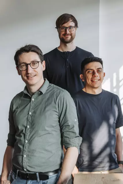 Die Start-up-Gründer von links: Johannes Brandstetter, Dennis Just und Miks Mikelsons. | Foto: Christoph Platzer