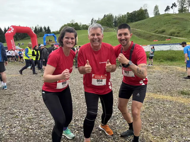 Astrid, Gerhard und Lorin waren für MeinBezirk am Start. | Foto: Bernhard Knaus