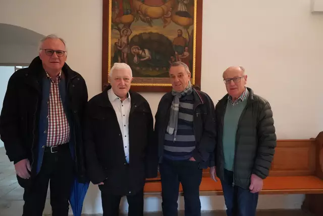 Seniorenbund-Obmann des Bezirks Neusiedl am See Johann Thullner mit seinem Team | Foto: Andrea Glatzer