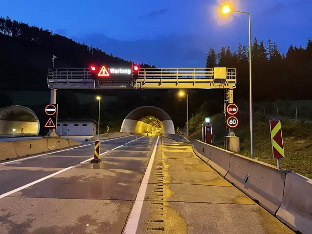Der Ganzsteintunnel wird bereits ab kommenden Montag saniert – bis Mai 2026. | Foto: Asfinag