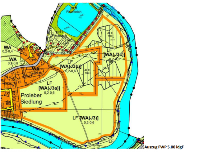 Die Prein-Gründe wurden im Zuge der Flächenwidmungsplanänderung VF 5.27 in vier Teilbereiche unterteilt. Eine Bebauung ist in den nördlichen Bereichen vorgesehen.
 | Foto: Stadtgemeinde Leoben
