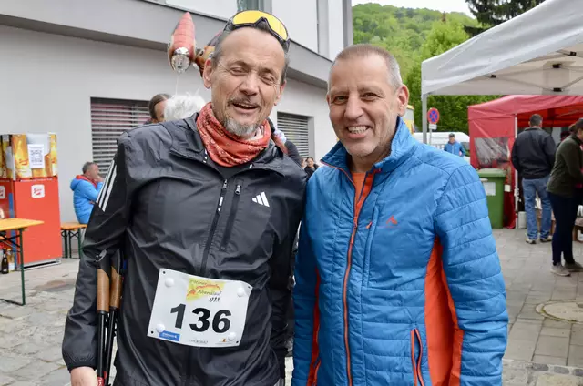 Ein Walker und ein Läufer-  Harald Fuhs und Franz Lang  | Foto: Elisabeth Peinsipp