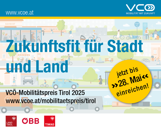 Motto: Zukunftsfit für Stadt und Land. | Foto: VCÖ