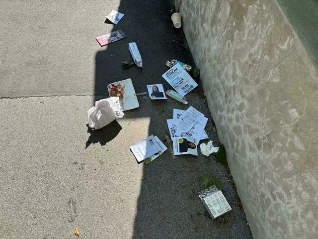 Die Döblingerinnen und Döblinger haben scheinbar keine Lust mehr auf Wahlwerbung.  | Foto: Laura Rieger / MeinBezirk