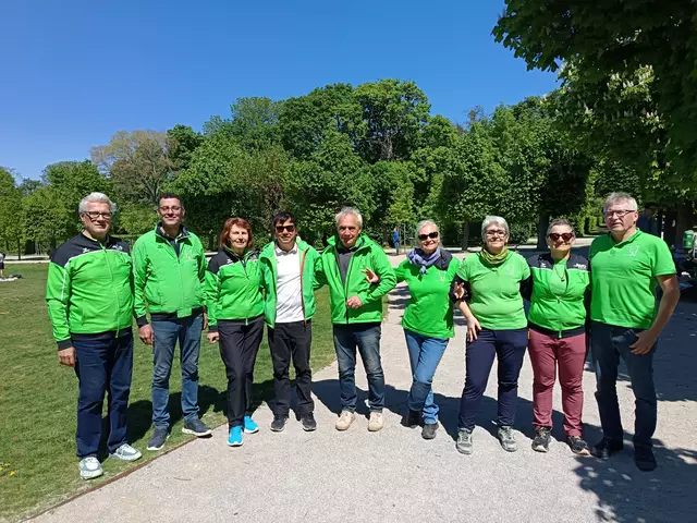 Bundesliga Team des PVNs mit Coach Maria Schimak (3.v.l)