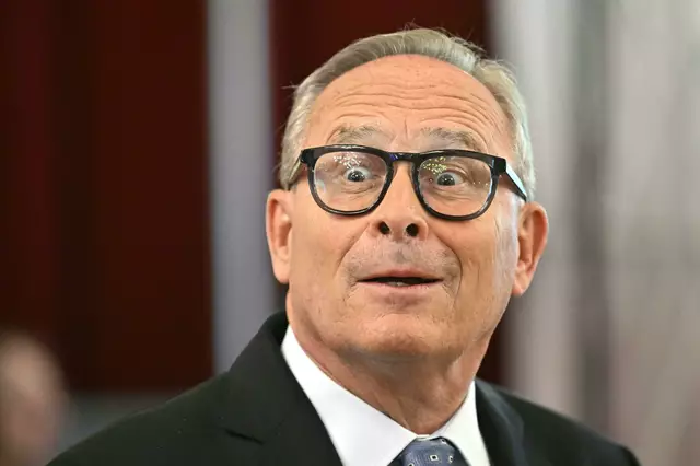 ÖVP Wien-Chef Karl Mahrer bei der ersten Hochrechnung. | Foto:  HANS KLAUS TECHT / APA / picturedesk.com