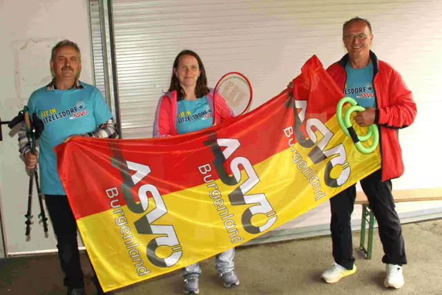 Mit "Fit in Litzelsdorf" soll Jung und Alt in Bewegung bleiben, so Friedrich Gerbafczits und Fritz Hutter. | Foto: Peter Seper
