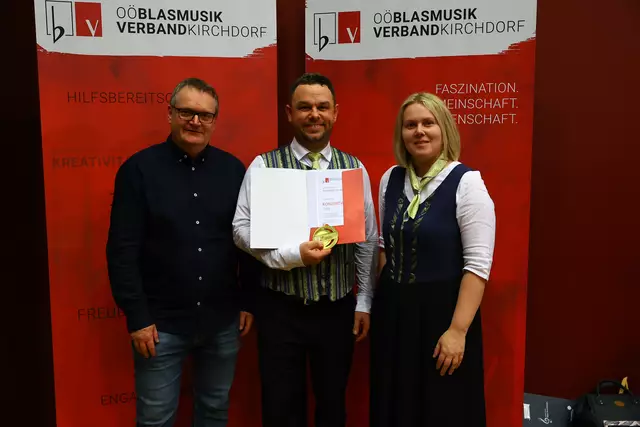 Ein besonderes Highlight war der Abschluss des Tages mit der Stadtkapelle Kirchdorf an der Krems in der höchsten Bewertungsstufe E und einer beeindruckenden Punktezahl von 95, die auch die Tageshöchstpunktezahl markierte. | Foto: Klaus Rohregger