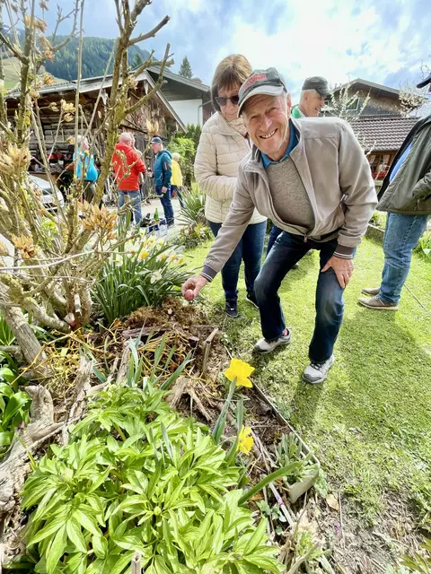 Munter wurde nach den Ostereiern gesucht.  | Foto: Eidenhammer