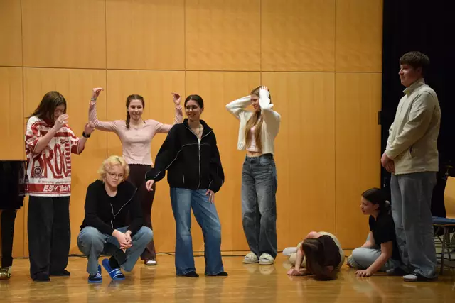 Workshop Improvisationstheater | Foto: HLW Perg