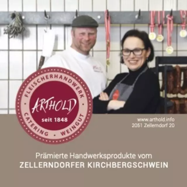 Blunzn und Speck aus Zellerndorf begeistern bei der AB HOF Messe | Foto: Arthold GmbH