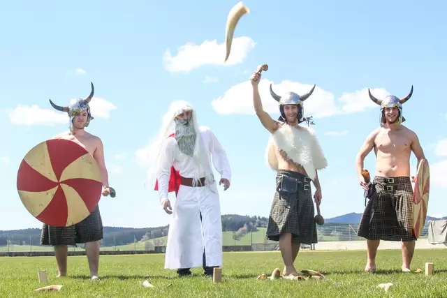 Das Gallierfest in Reichenthal findet heuer zum 30. Mal statt. Wie schon Tradition startet dieses mit dem Römerwerfen. Anmeldung: unionreichenthal@gmail.com. | Foto: Union Reichenthal