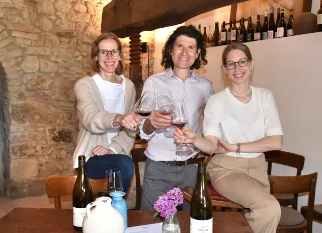 Platt Leit`n Kellergasse Tradition bei Winzerei Familie Fidesser | Foto: Herbert Schleich