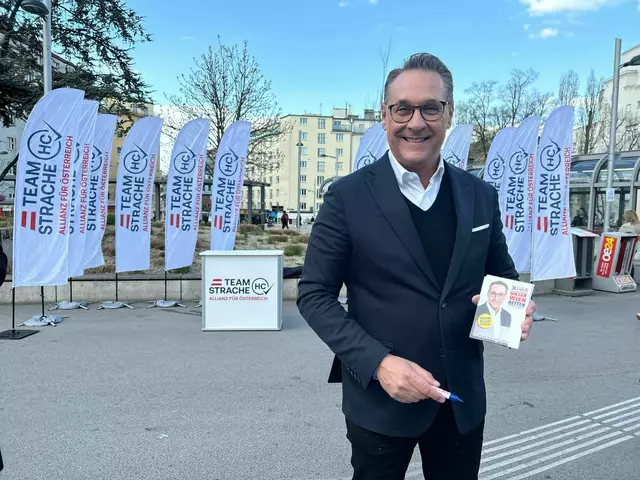Ein strahlendes Gesicht machte Heinz-Christian Strache am Wahlabend nicht mehr - er verpasste deutlich den Einzug in den Gemeinderat. | Foto: Patricia Hillinger/MeinBezirk