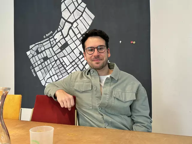 Die Grünen haben in Margareten die Bezirksvertretungswahl gewonnen. Grünen Spitzenkandidat Michael Luxenberger wird also neuer Bezirksvorsteher. | Foto: Nathanael Peterlini/MeinBezirk