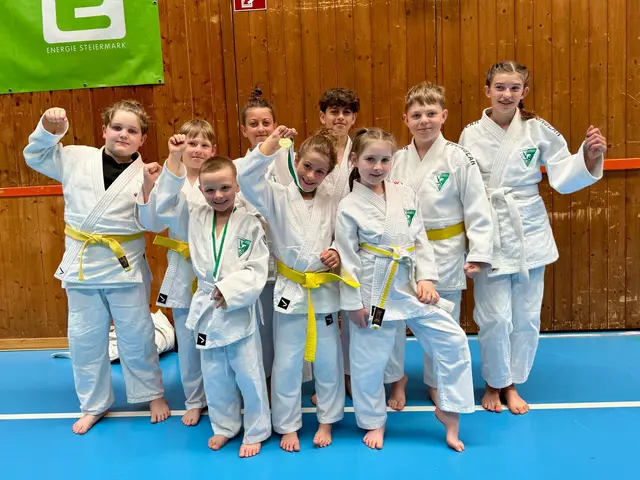 Stark vertreten war die noch recht junge Sektion Judo des SV St. Marein/Lorenzen beim Brucker Stadtturnier. | Foto: SVML Sektion Judo