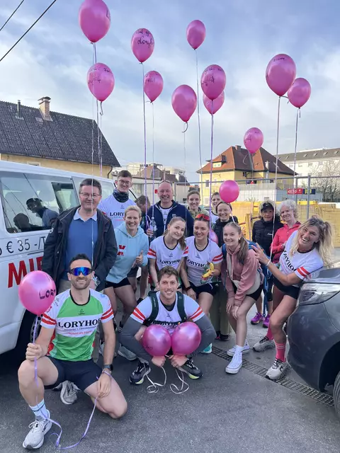 Das Loryhof-Team ist stolz auf seine Leistung. | Foto: Loryhof