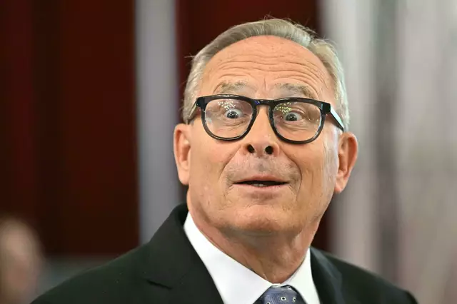 ÖVP Wien-Chef Karl Mahrer bei der ersten Hochrechnung. | Foto:  HANS KLAUS TECHT / APA / picturedesk.com