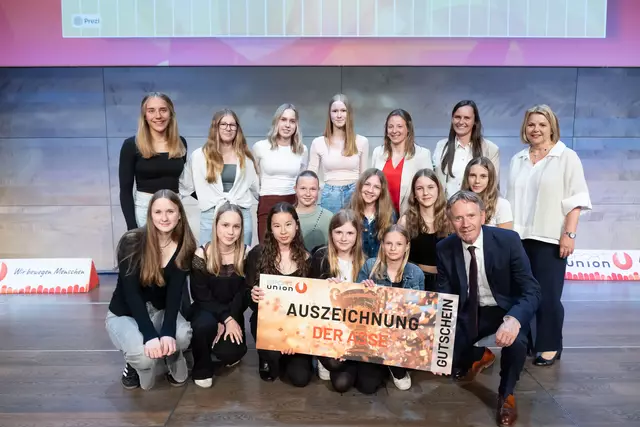 ´Die U14-Staatsmeisterinnen Feld der Sportunion Ulrichsberg