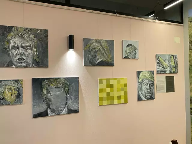 Bildinstallation "Combover" von Aleksander Velišček