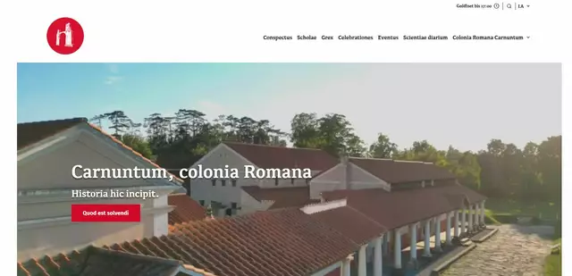 Die erste Museums-Website auf Latein ist online. | Foto: www.carnuntum.at