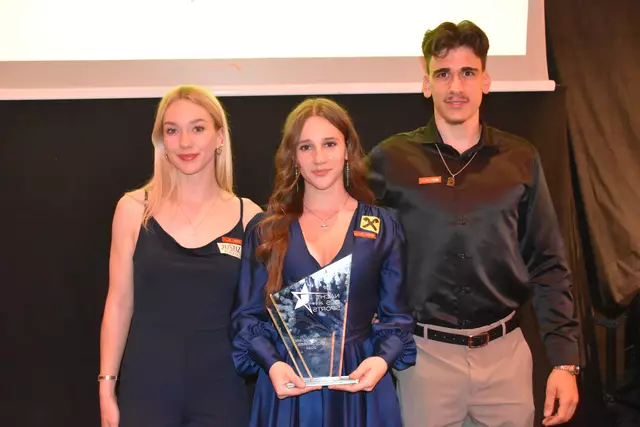 Katharina Mezgolits, Tamara Lehner und Michael Lackner waren als Aufsteigerinnen und Aufsteiger nominiert. | Foto: Michael Strini