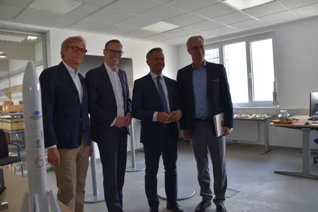 Joseph Miedl, Jochen Danninger, Wolfgang Hattmannsdorfer und Stadtrat Franz Haigl. | Foto: Preineder