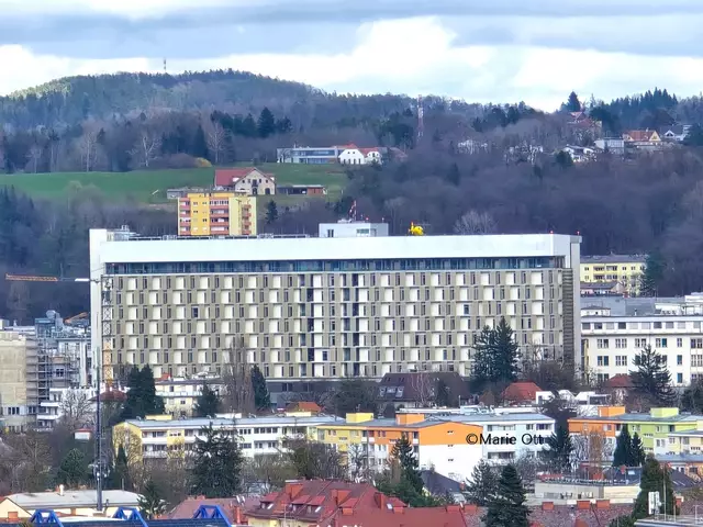 Flugrettung, Landung am Dach, Klinikum Graz