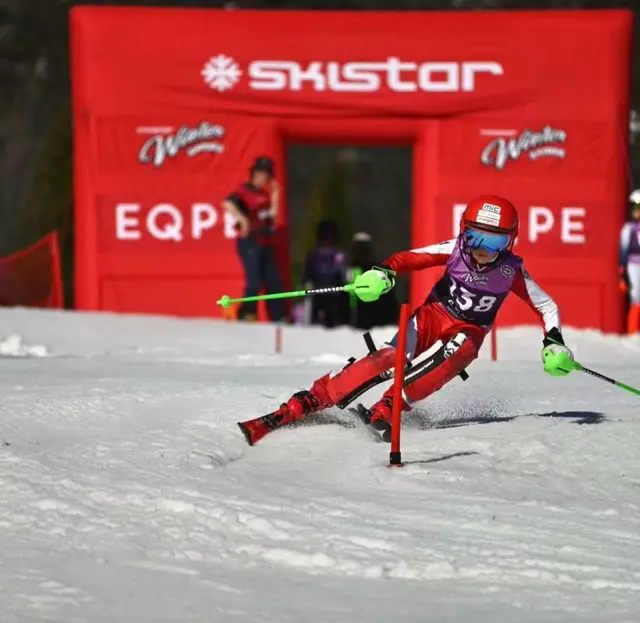 Luis Humpl im Slalom  | Foto: Skiverband Norwegen 