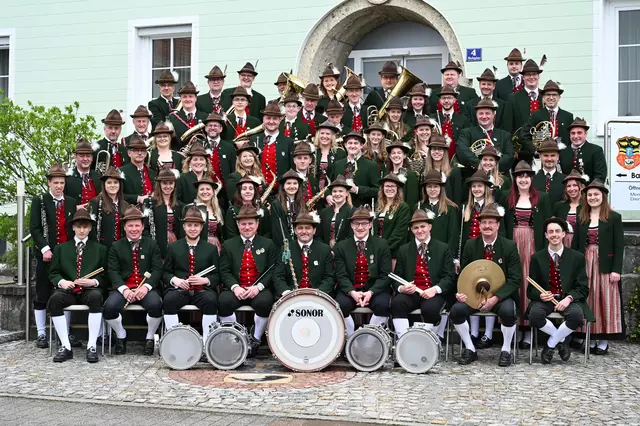 Die Trachtenmusikkapelle Frankenburg feiert ihr 150-jähriges Bestehen und veranstaltet ein dreitägiges Musikfest. | Foto: Trachtenmusikkapelle Frankenburg