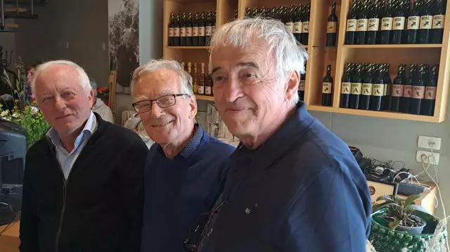 Eröffnung "Kunst der Meister": Seniorchef Kmetija Moro, Boris Jakončič, Gerhard Lepicnik, bewegungINkultur, Milan Baltić