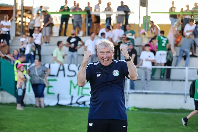 Walter Rosenauer jubelte im Vorjahr beim Aufstieg der Waldinger von der 2. in die 1. Klasse. | Foto: MeinBezirk/Benjamin Reischl