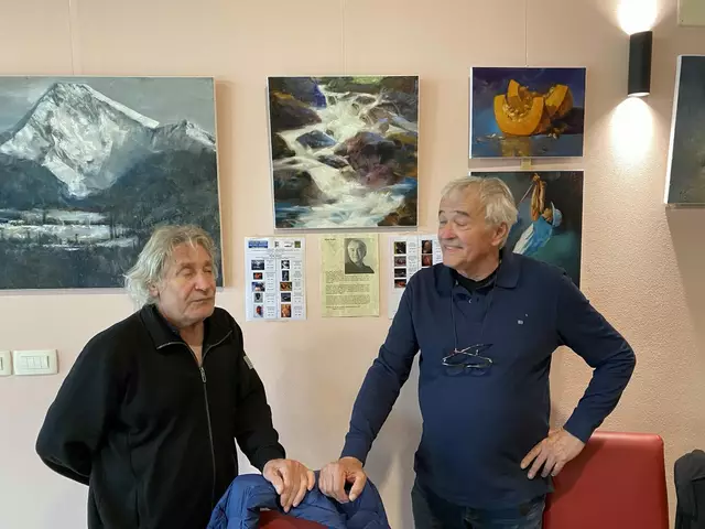 Zwei Meister mit künstlerischen Lehrjahren aus Sarajevo und Klagenfurter Heimat: Suad Bijedic und Milan Baltic.