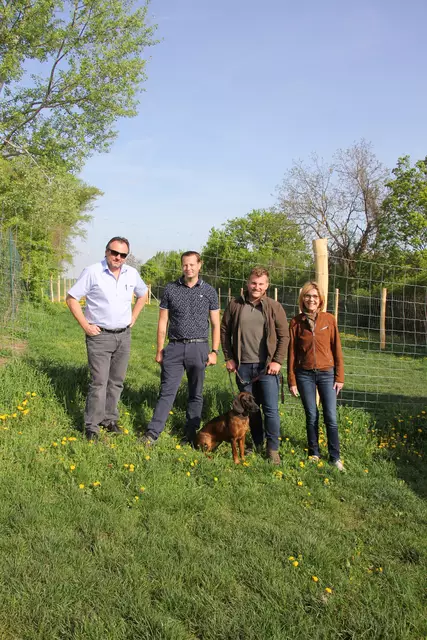 Die Hundeauslaufzone freut nicht nur Hund, sondern auch Mensch. | Foto: Stadtgemeinde Stockerau/Klug