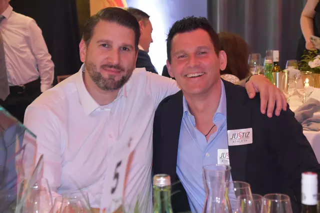 Horst Leitner und Mario Schindler bei der "Nacht des Sports".  | Foto: Michael Strini