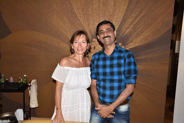 Gabriela Karall MSc und Dr. Ajit Mandlecha. | Foto: Zezula