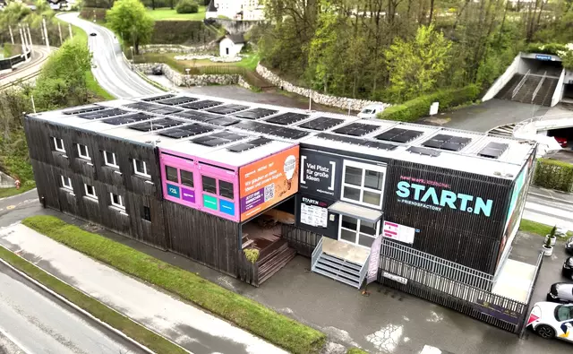 PV-Anlage am Dach des START.N installiert. | Foto: START.N