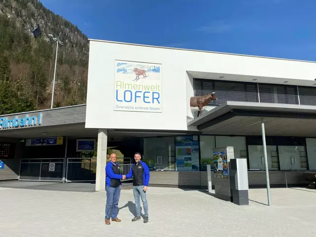 Willi Leitinger übergab nach 23 Jahren das Zepter an seinen Nachfolger Josef Aichhorn. | Foto: TVB Salzburger Saalachtal