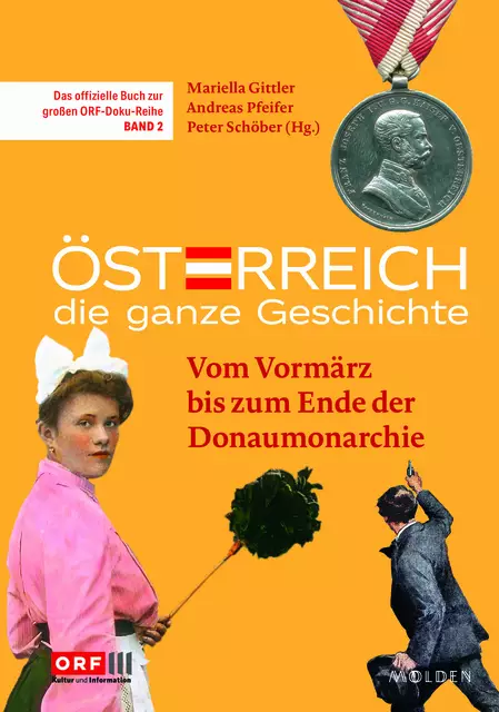 Österreich tritt im 19. Jahrhundert in das Zeitalter der Mobilität ein, in dem kluge Pioniere die Weichen von morgen stellen. Ob Monarch, Stubenmädel oder armes Kutscherkind: Sie alle sind Zeitzeugen der österreichischen Geschichte. | Foto: Molden Verlag