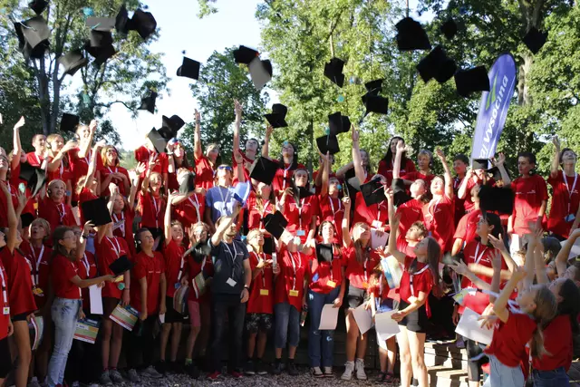 Bei der Sponionsfeier der Jungen Uni Waldviertel-Vysočina 2023 | Foto: Junge Uni Waldviertel-Vysočina