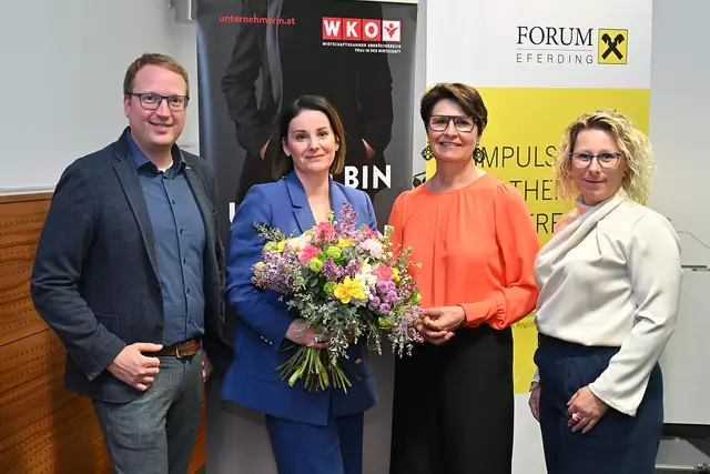 Von links: Tobias Luger, Birgit Mohr, Renate Ozlberger und Manuela Traussner. | Foto: Wolfgang Kunasz