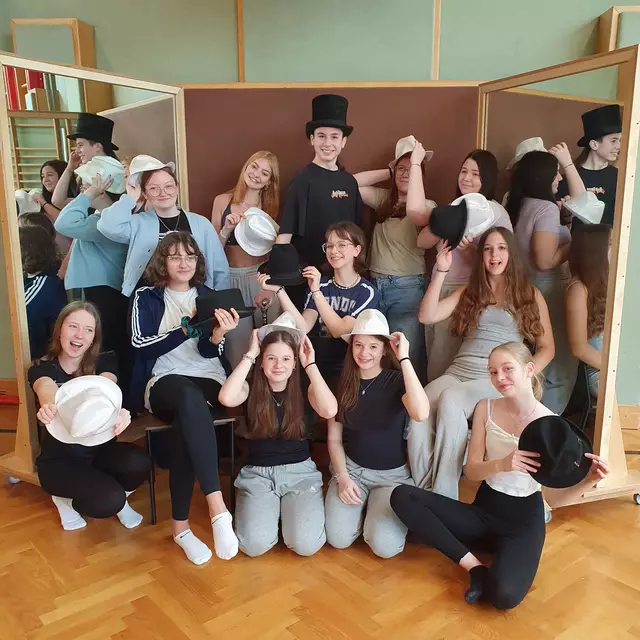 Die 11 bis 15jährigen bei der Probe | Foto: Eva Gabriel