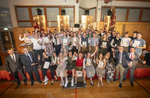 Die geehrten "Stars of Styria" in der Florianihalle | Foto: Foto Fischer