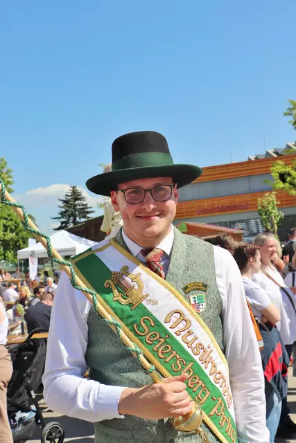 Kapellmeister Raphael Gartler vom Musikverein Seiersberg-Pirka | Foto: Edith Ertl