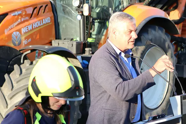 Bürgermeister Karl Bohnstingl bei seiner Grußwadresse | Foto: Gerhard Langmann