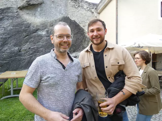 Waren von den Ideen begeistert: Hannes Plangger und Josef Neururer. 