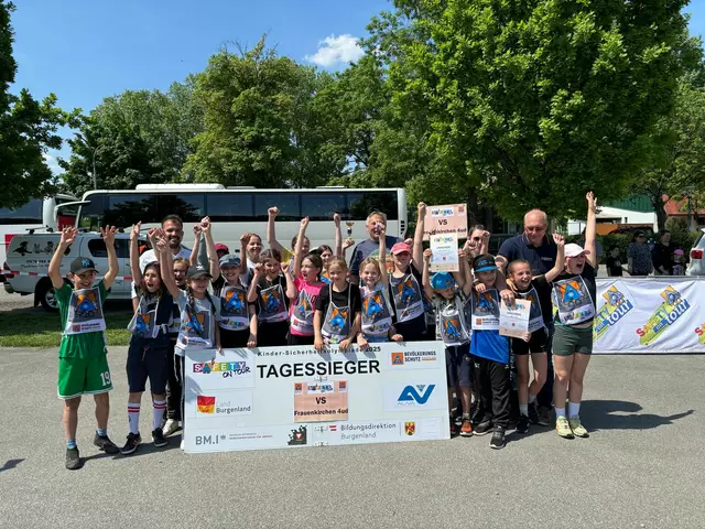 Die Volksschule Frauenkirchen siegte beim Vorbewerb in Gols. | Foto: Bevölkerunsschutz Burgenland