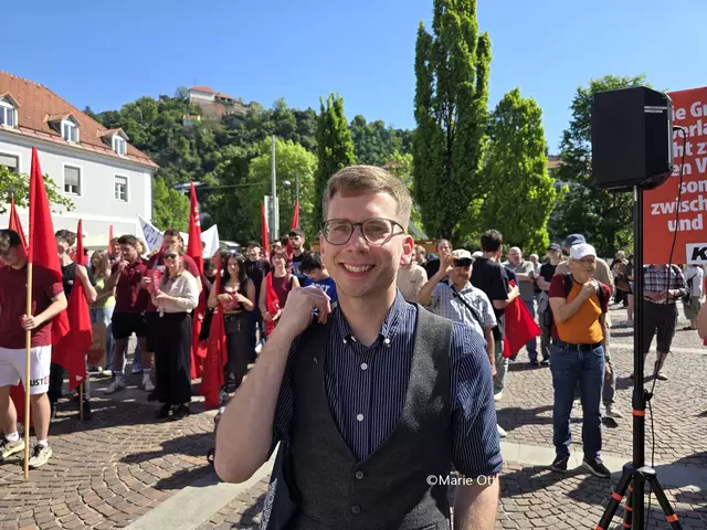 1. Mai, Graz, Demonstration